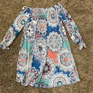 Off the shoulders dress